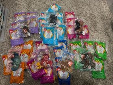 Lot Of 43 McDonald’s TY Teenie Beanie Babies 1998-1999 Sealed  #6-12 New