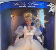 1996 Disney Cinderella Holiday Princess Mattel 16090 New and Unopened