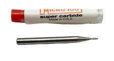 Micro 100 .035" Carbide Miniature End Mill 30 Helix 2 Flute USA