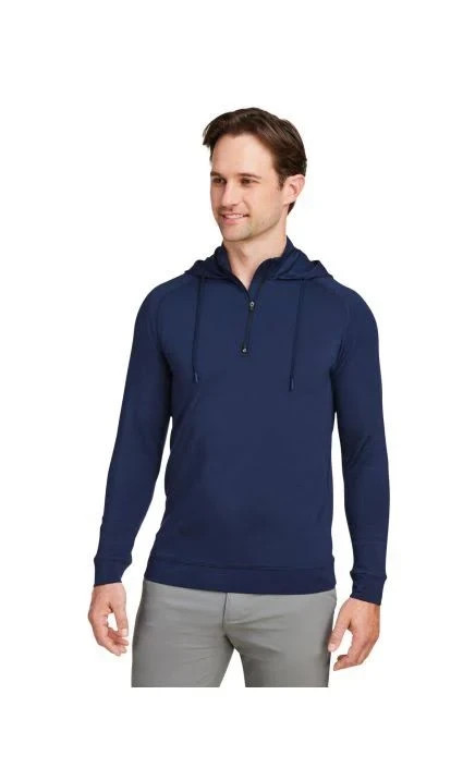 Swannies Vandyke Half Zip Hoodie Size L Mens XL Womens Navy 9690₽