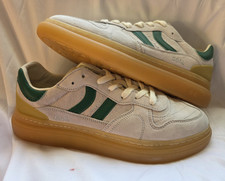 Coolway GOAL Sz 11M Beige/Green Suede Low SB Skate Rodriguez Tony Hawk Retro NB