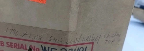 1996 FLHR Stock Carb, Cables & Chrome Top