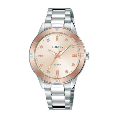 Lorus Damen Edelstahl Armband Uhr RG241RX9 UVP 64,99£ Quarz 