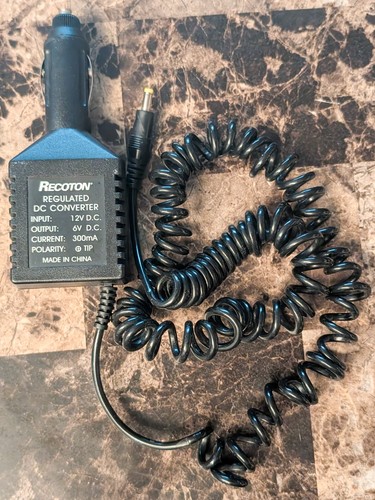 Recoton Regulated DC Converter 12V Input 6V Output 300mA Current