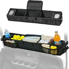 Golf Cart Front Storage Basket, Upgraded No-Drilling Golf Cart Storage Tray with