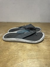 Olukai Flip Flops Men  s Size 11 Stone Grey Ulele