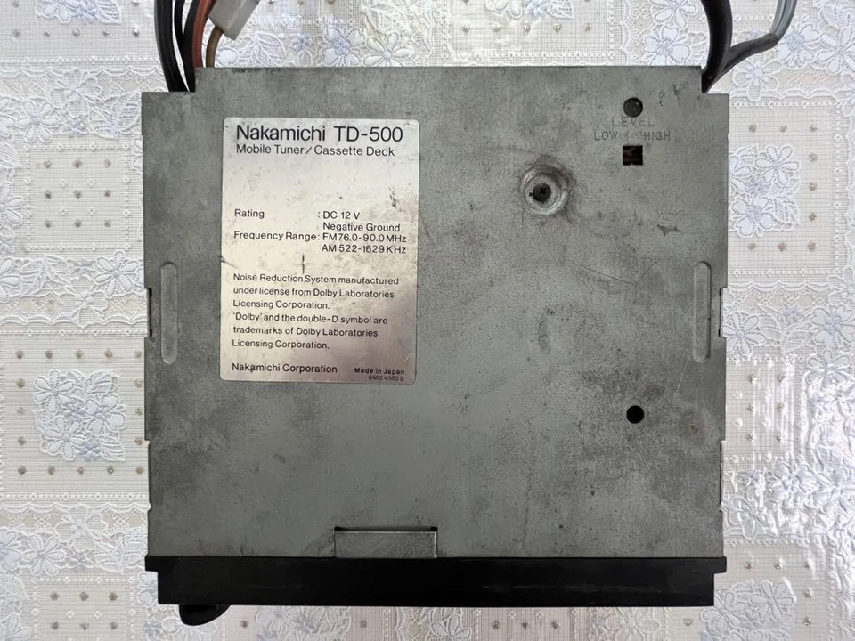Nakamichi Td-500 Modificado Cassette Deck Proyecto No Probado De Colección Coche Audio Foto 2 de 4