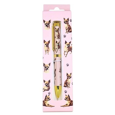 E & S Imports 5.50In Chihuahua, Tan Ballpoint Pen, , Dog Puppy Pet 73610
