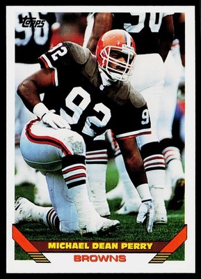 Michael Dean Perry, 1993 Topps, #623, Cleveland Browns,