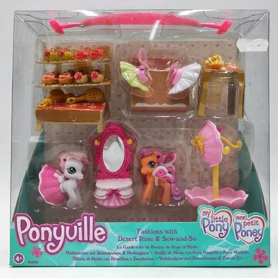 My Little Pony Ponyville Fancy Fashions Desert Rose Sew-and-So HasbroModa - Immagine 1 di 4