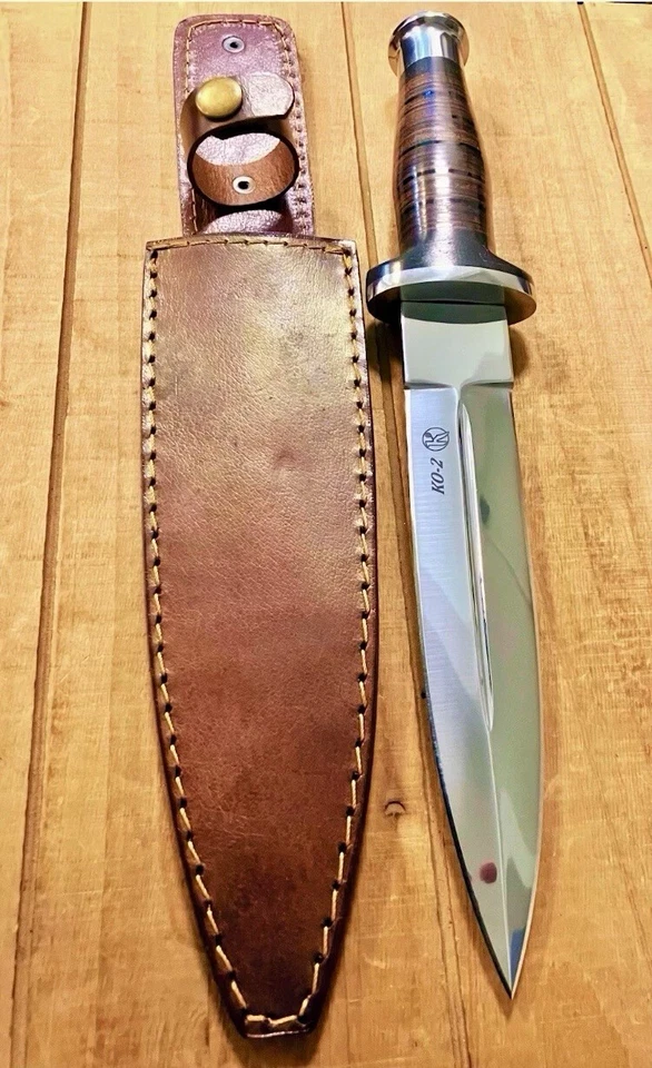 Cuchillo Daga Personalizado KO-2 Unidades Militares Rusas Chechenia Combate Cuchillo Táctico Foto 4 de 4