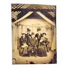 RARE - Forth Bridge Scotland Group Tintype Photograph — photo 2