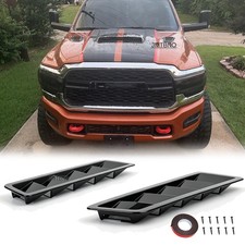 For Doge Ram 1500 2500 Air Flow Intake Hood Vent Louver Scoop Bonnet Cover Gloss