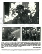 2004 Press Photo "Ladder 49" Movie Scenes - hcq37828