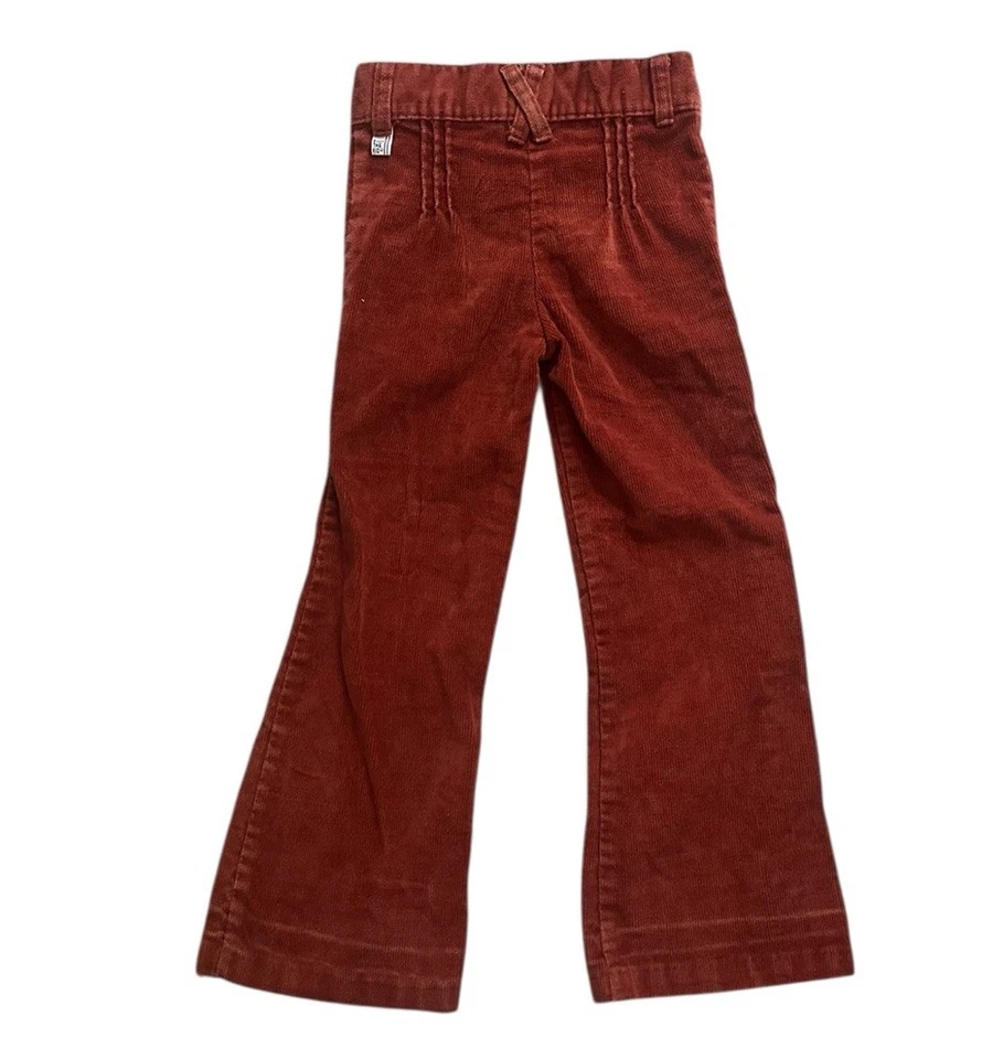 Traje de Pana Billy The Kid Vintage Western Rojo Naranja Talla 6 Foto 4 de 4