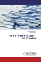 Role Of Boron In Steel : An Overview Bimal Kumar Jha (U. A.) Taschenbuch 52 S.