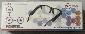 Six13 Smart Audio Glasses with AI Color-Changing Hi-Fi Audio