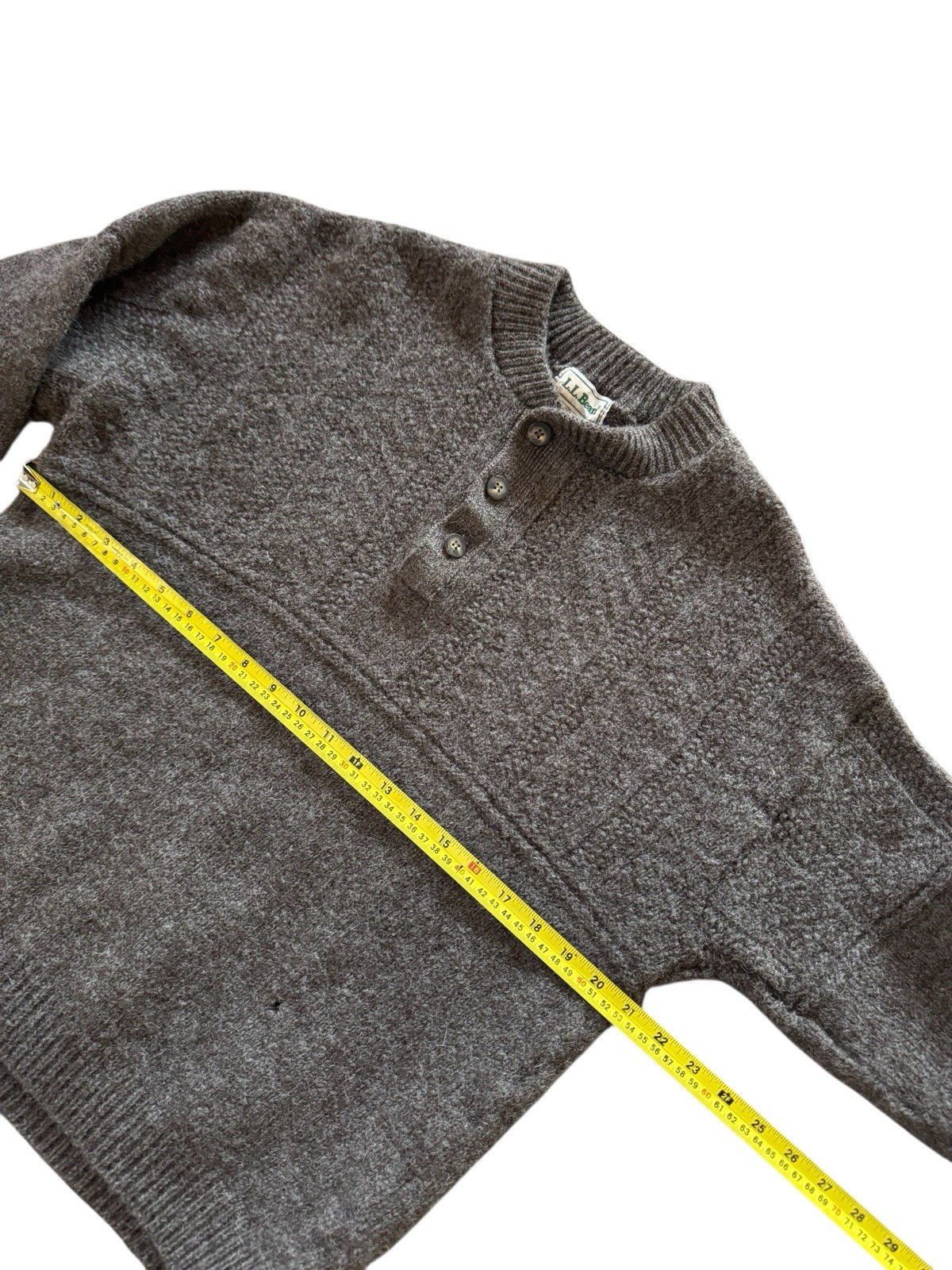 Vintage L.L. Bean Pure New Wool Sweater Made in Scotland Men's Size XL