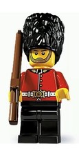 Lego Minifigure Minifig Series 5 British Royal Guard Sentry Rifle 8805 Sealed
