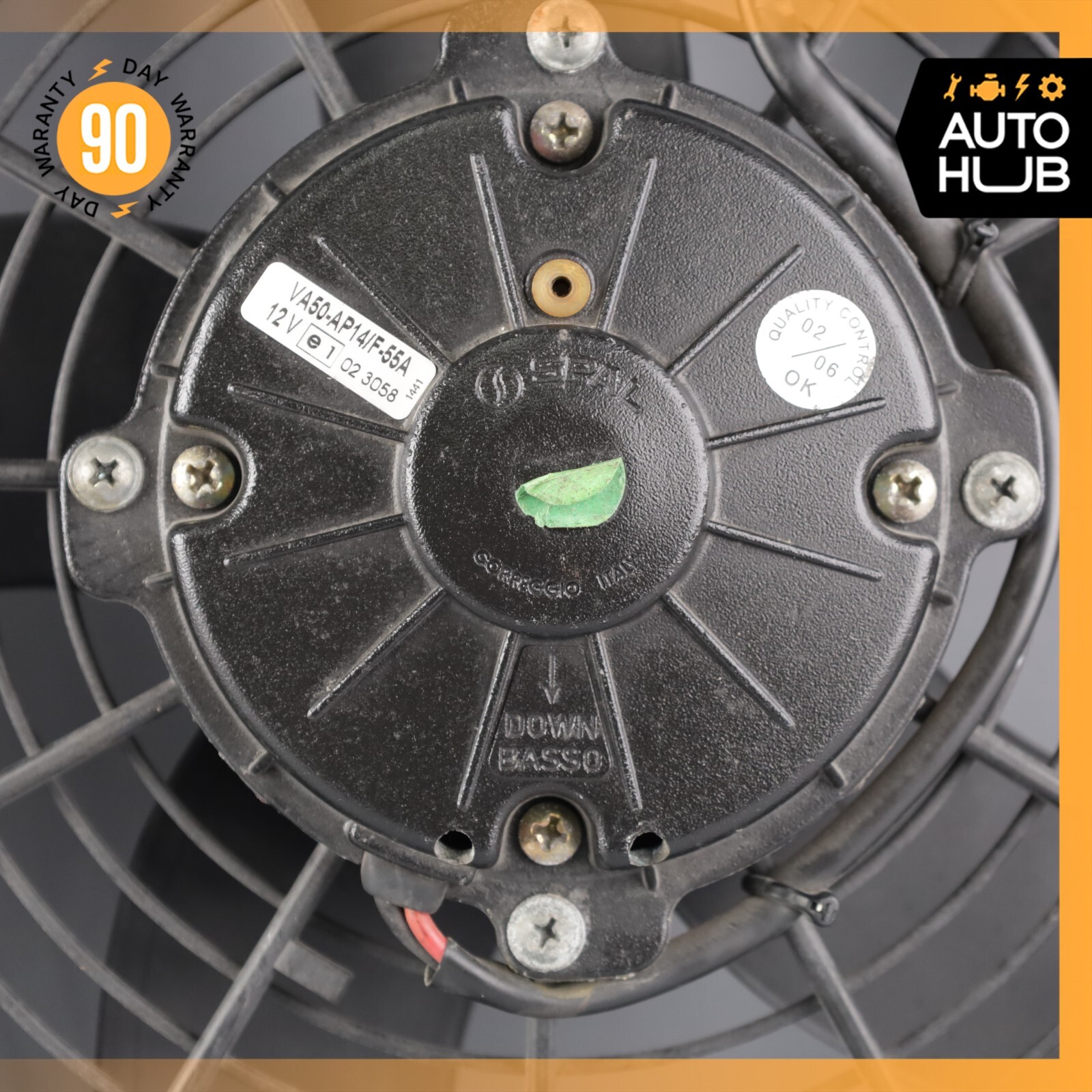 02-07 Maserati M138 GranSport Spyder 4200 Radiator Cooling Fan Motor OEM 46k