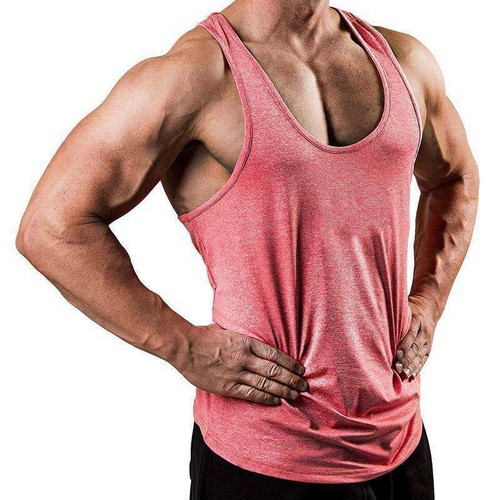 Camiseta Prendas para el torso Sin Mangas Gimnasio Deporte Entrenamiento Para Hombres Músculo Fitness Tanque Chaleco - Imagen 16 de 17