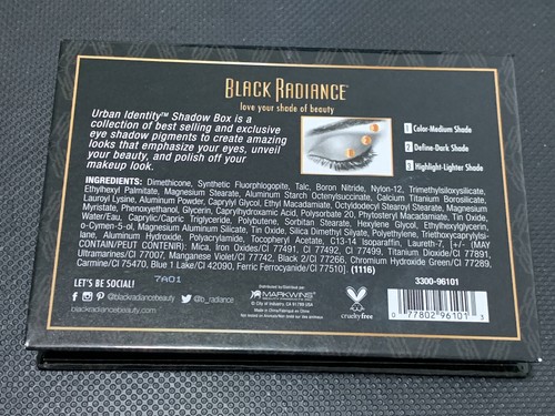 Black Radiance URBAN IDENTITY EYE PALETTE 10 Color Eyeshadow Color Luxe - Picture 6 of 6
