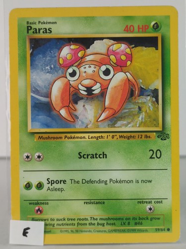 Paras - Jungle - 59/64 - Singles - Pokemon TCG - C - Imagen 23 de 27