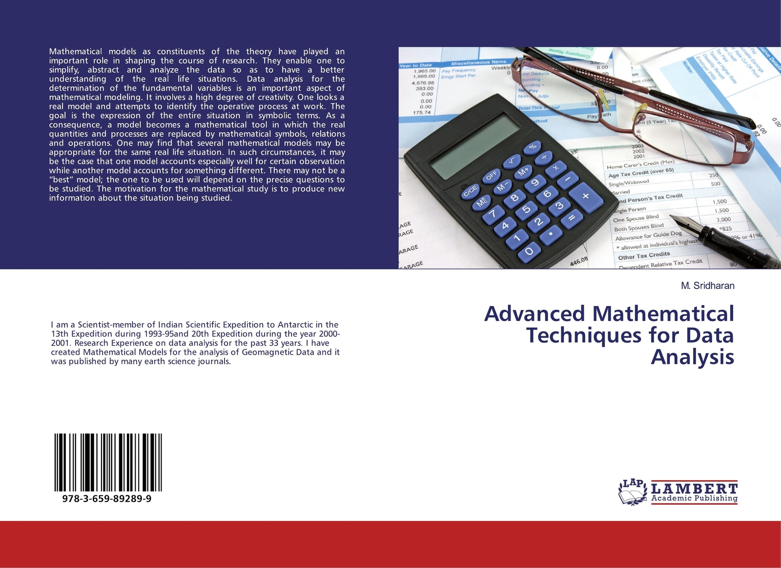 Thumbnail - Advanced Mathematical Techniques For Data Analysis M. Sridharan