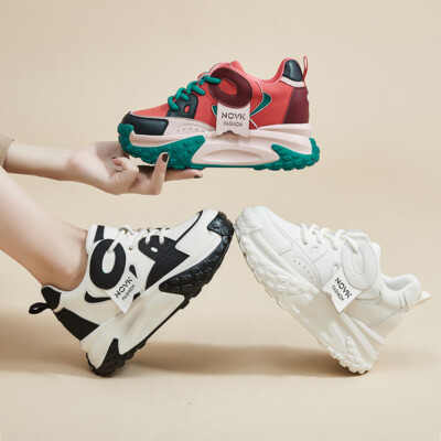 Scarpe per donna con zeppa interno 8cm numero ca 34 a 39 sport casual  numero