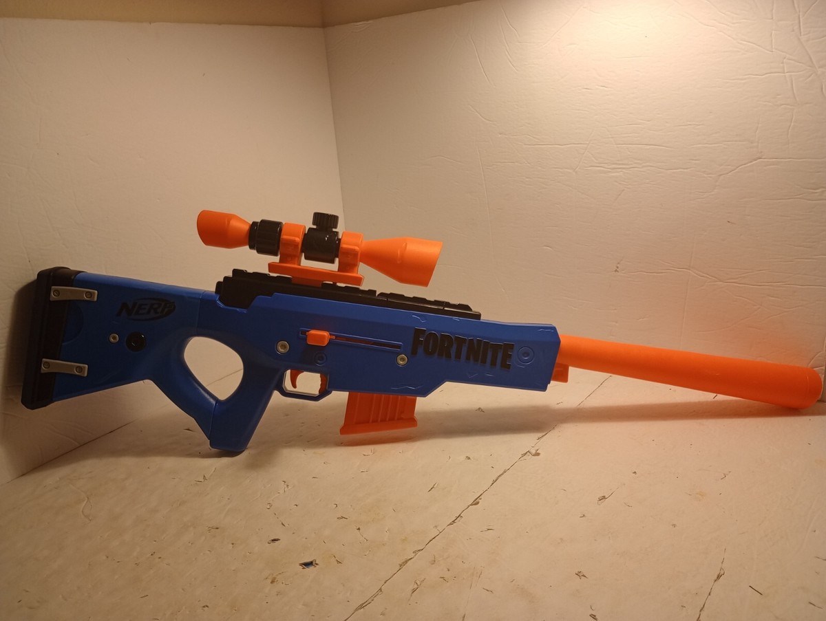 NERF Fortnite Basr-r Bolt Action Blaster Includes 3 Bush Targets