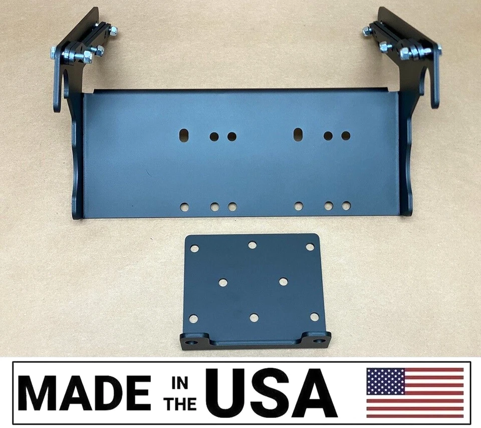 [SR] Placa de montaje de cabrestante Polaris 350L 400L 425 500 Big Boss Magnum Sportsman 90-99 Foto 4 de 4