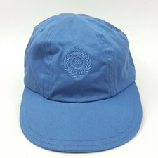 Preppy Liz Claiborne Solar Twill Blue Snapback Hat Baseball Cap Sports Outdoor