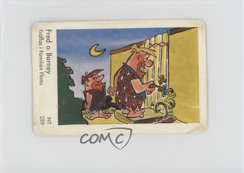 1963 Dutch Gum Star NT Set Fred Flintstone Barney Rubble Fo #NT289 f5h - Picture 1 of 3