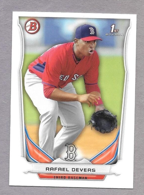 2014 Bowman Draft 1st #TP37 Rafael Devers Rookie RC