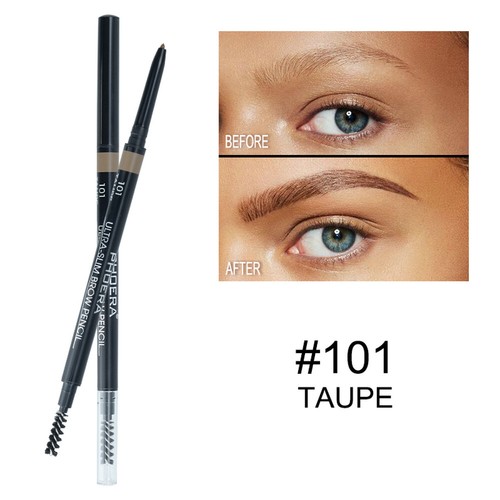UK Waterproof Ultra Thin Tip Eye Brow Eyebrow Pen Pencil W/ Brush Makeup Tool - Picture 3 of 15
