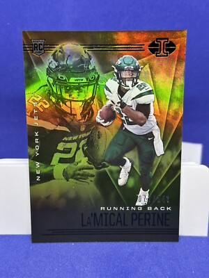 2020 Panini Illusions - Trophy Collection Yellow #41 La'Mical Perine /149 (RC)