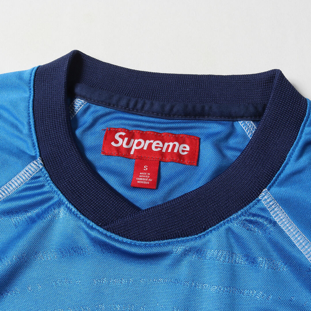 Supreme Size: S 24SS Jacquard Graphic Soccer Jersey Blue Tops Used 