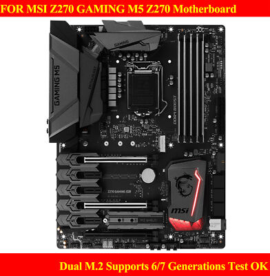MSI Z270 GAMING M5 Motherboard 64G DDR4 Killer E2500 M2 For Intel