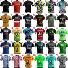 Novelty Cycling Jersey Men's Funny Cycle Jersey Bike Bicycle Jersey Full Zip