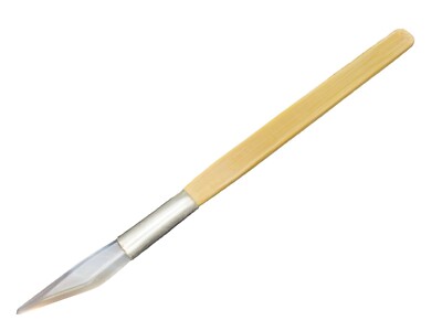 NATURAL AGATE ROB BUILDING THREAD BURNISHING TOOL AGATE BLADE  BAMBOO HANDLE