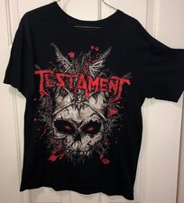 Testament Vintage 2011 Concert T-shirt size men  s medium