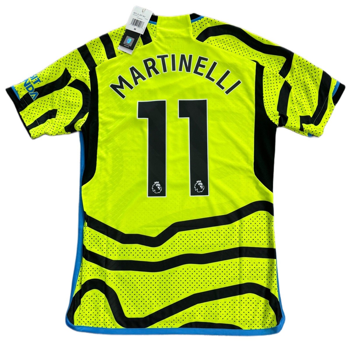2023/24 Arsenal Authentic Away Jersey #11 MARTINELLI Medium Adidas
