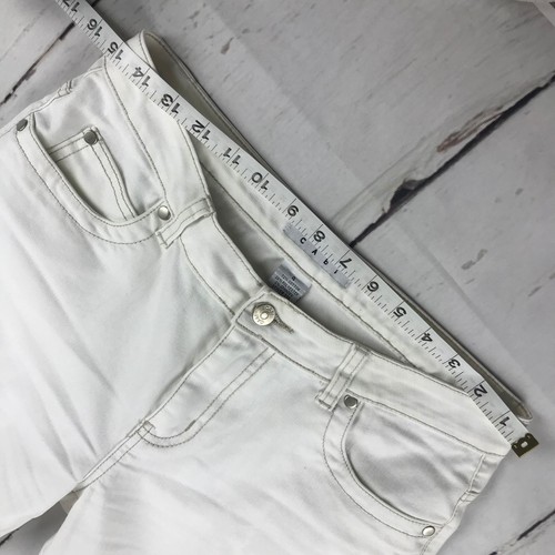 CAbi White Denim Straight Relax Women Size 4 Pre Owned - Bild 3 von 7
