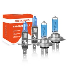 For BMW E70 X5 2005-2013 4x H7 H1 Halogen Headlight 5000LM High Low Beam Bulbs