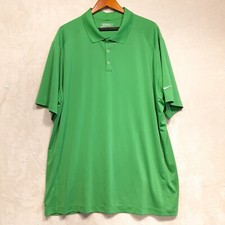 Nike Golf Tour Performance Mens Polo Shirt Sz.3XL/Solid Green-White Logo/Dri-Fit