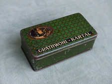 alte Blechdose 100 Cigaretten KARTAL Grathwohl M&uuml;nchen