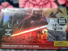 NEW STAR WARS 800 Sticker Activity Pad with Play Scenes