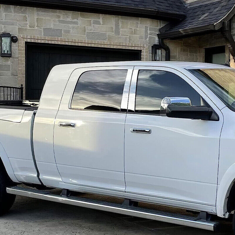 Fits Dodge Ram 1500 2500 Crew/Quad Cab 2009 2010-2018 Pillar Post Trim Covers 