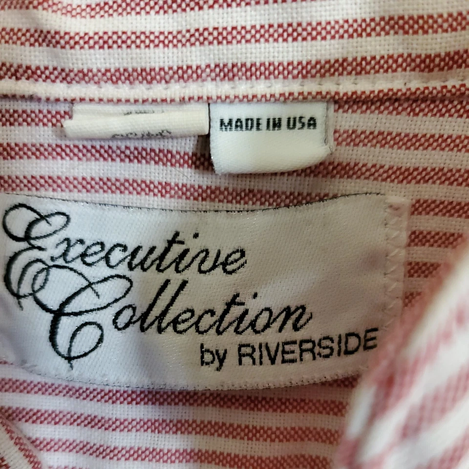 Camisa de Trabajo De Colección Coca Cola Rayas Manga Larga Abotonada Talla Grande Hecha en EE. UU. Foto 4 de 4