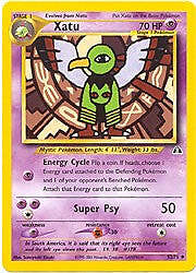 Pokemon Neo Discovery  52/75 Xatu Card
